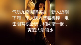 气质尤物眼镜美女！新人近期下海！来大姨妈塞着棉棒，电击阴蒂很会玩，和闺蜜一起，爽的大量喷水