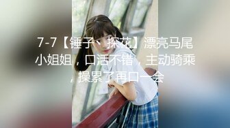 7-7【锤子丶探花】漂亮马尾小姐姐，口活不错，主动骑乘，操累了再口一会