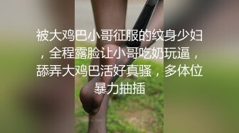 被大鸡巴小哥征服的纹身少妇，全程露脸让小哥吃奶玩逼，舔弄大鸡巴活好真骚，多体位暴力抽插