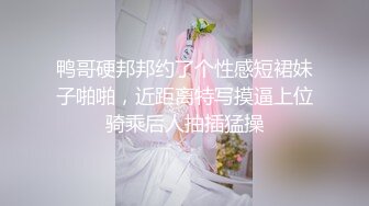   文静的小少妇露脸丝袜高跟短裙漏着两个骚奶子跟狼友撩骚，让小哥抱着揉奶玩逼