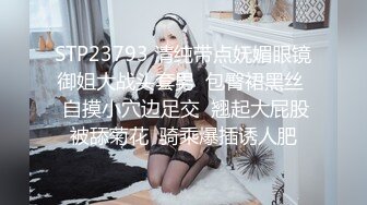 STP23793 清纯带点妩媚眼镜御姐大战头套男  包臀裙黑丝  自摸小穴边足交  翘起大屁股被舔菊花  骑乘爆插诱人肥