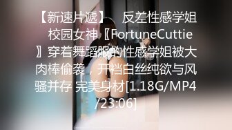 【新速片遞】 ⚡反差性感学姐⚡校园女神〖FortuneCuttie〗穿着舞蹈服的性感学姐被大肉棒偷袭，开裆白丝纯欲与风骚并存 完美身材[1.18G/MP4/23:06]