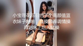 小宝寻花回归约了个高颜值篮衣妹子啪啪，互摸舔弄调情操再到床上后入猛操