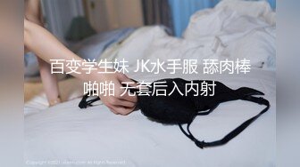 百变学生妹 JK水手服 舔肉棒啪啪 无套后入内射