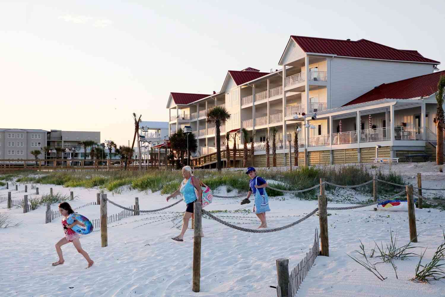 Silver Springs, Florida, is the first beachfront town to reopen after Hurricane Sandy