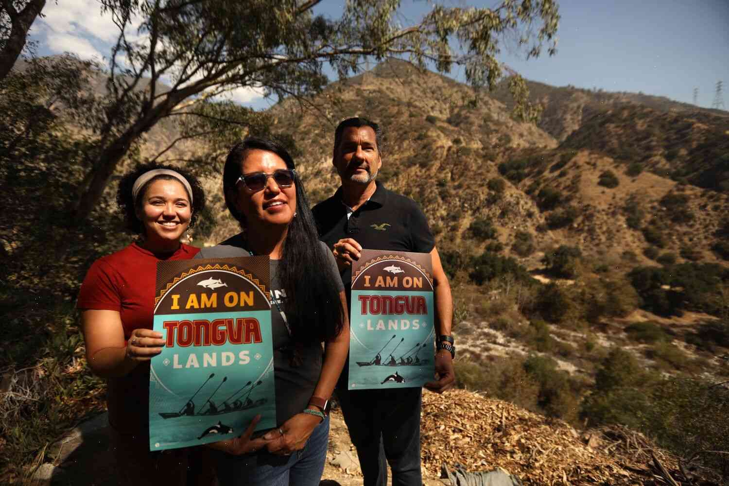 Los Angeles residents protest the relocation of a controversial LA County reservoir project
