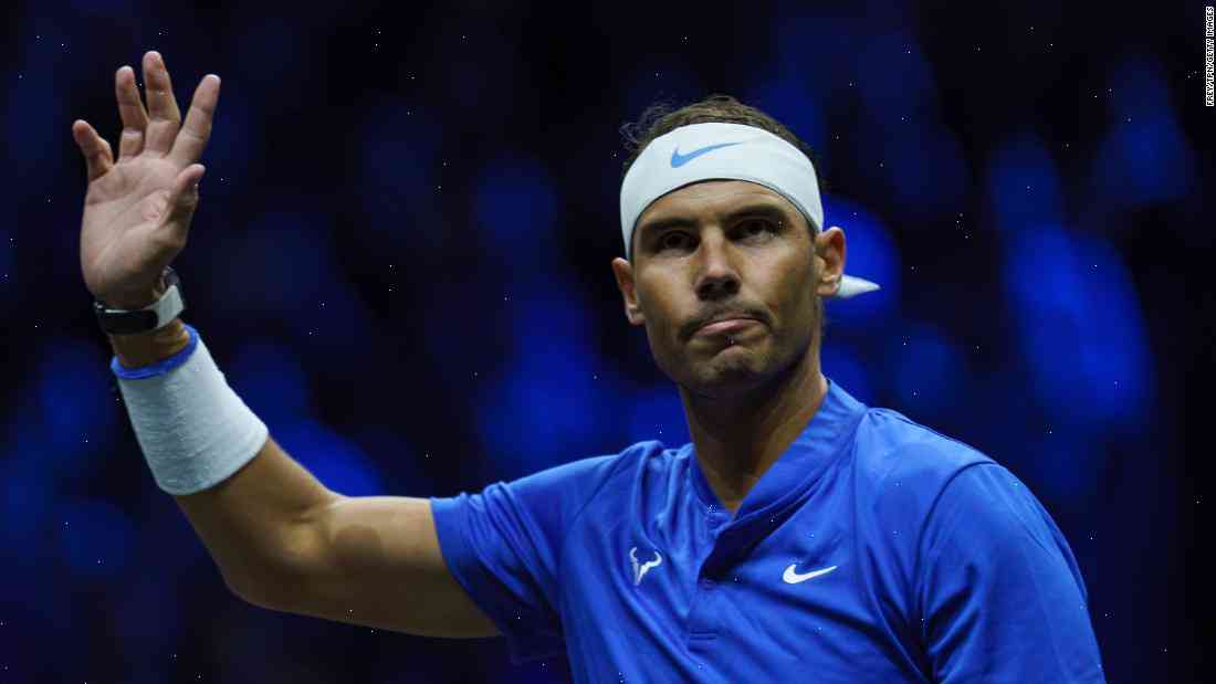 Rafa Nadal pulls out of Laver Cup due to hip problem